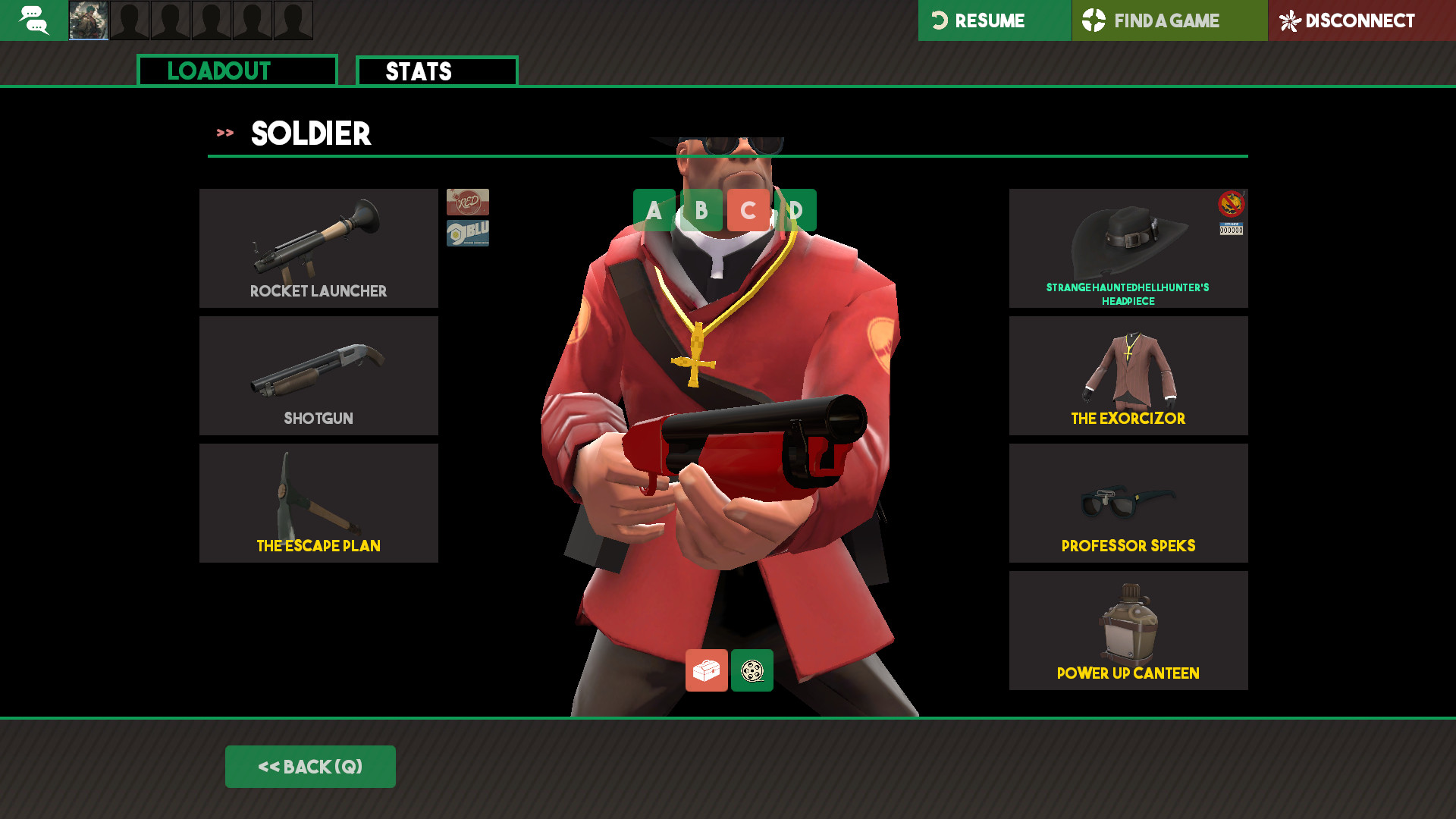 Crimson / Black shotgun