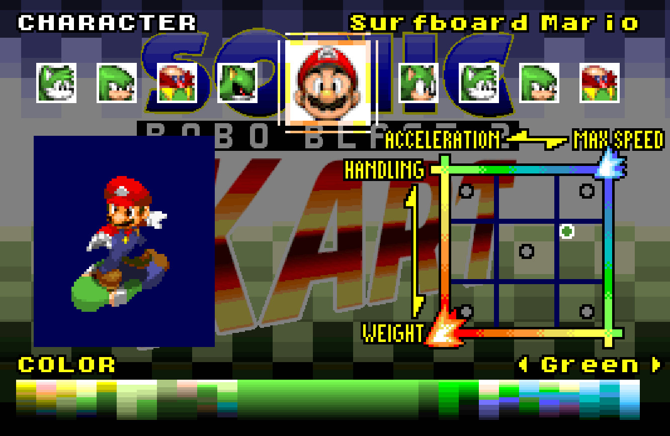 Super Mario Bros. in SRB2Kart