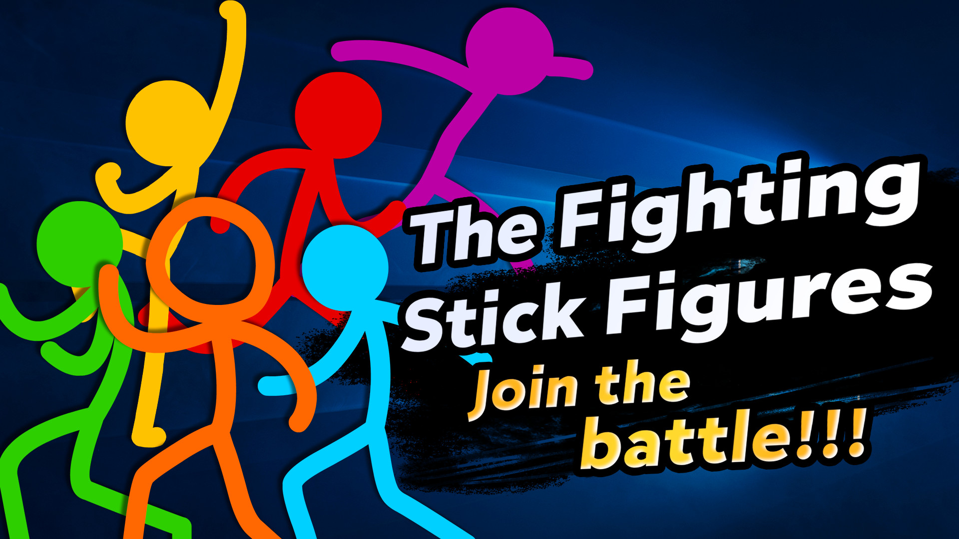 Everybody was stick figure fighting