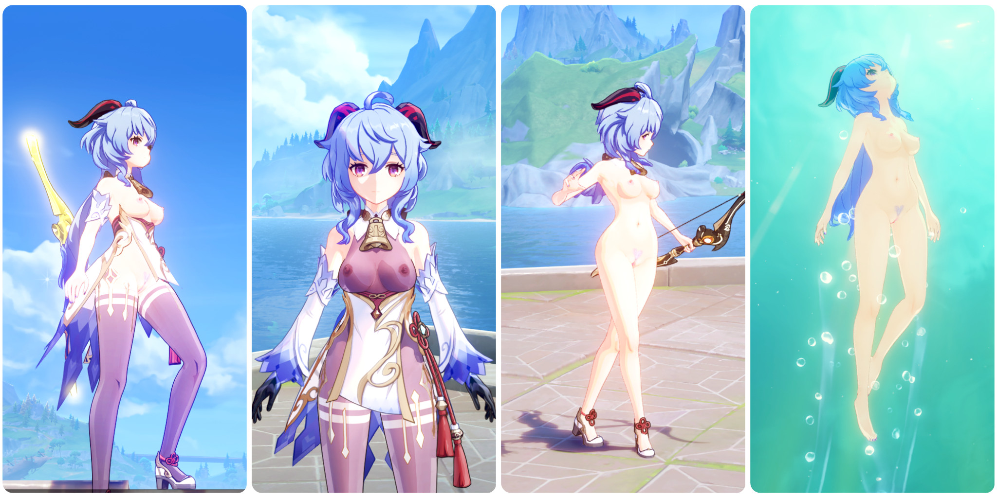 Ganyu OG Outfit Lewd Toggle