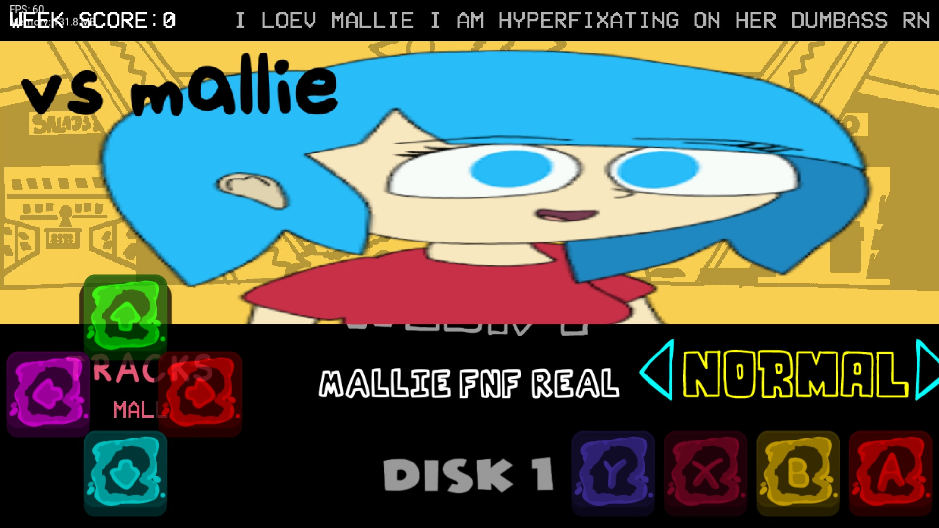 VS. Mallie [Oneshot/joke mod]
