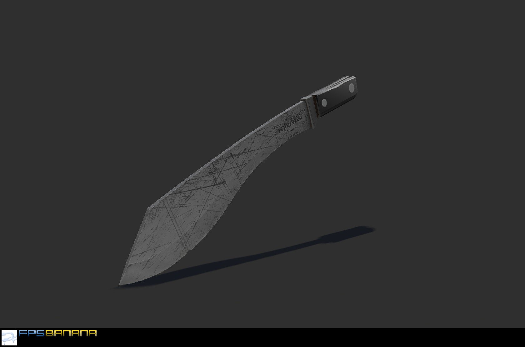 Scratched Machete