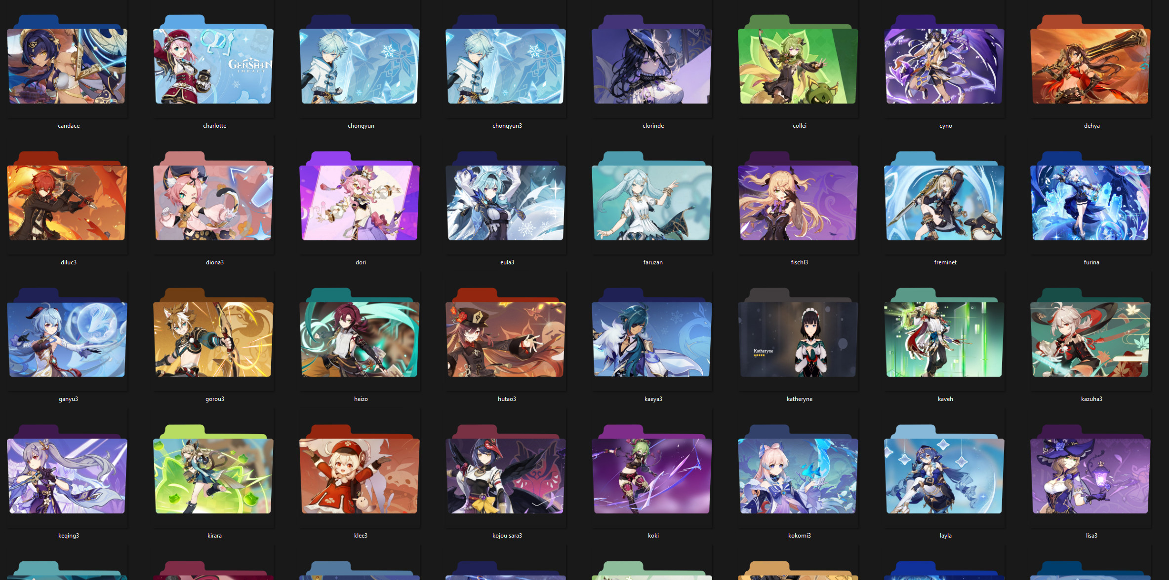 FLODERS ICON ALL CHARATRERS