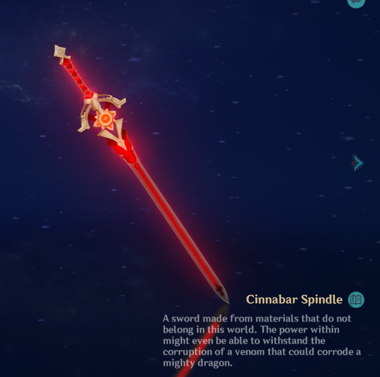 Red Cinnabar Spindle [Genshin Impact] [Mods]