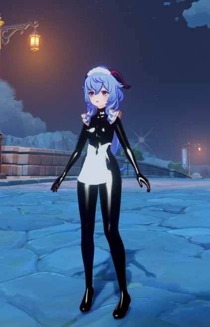 Ganyu "Maid" Transparency Toggle