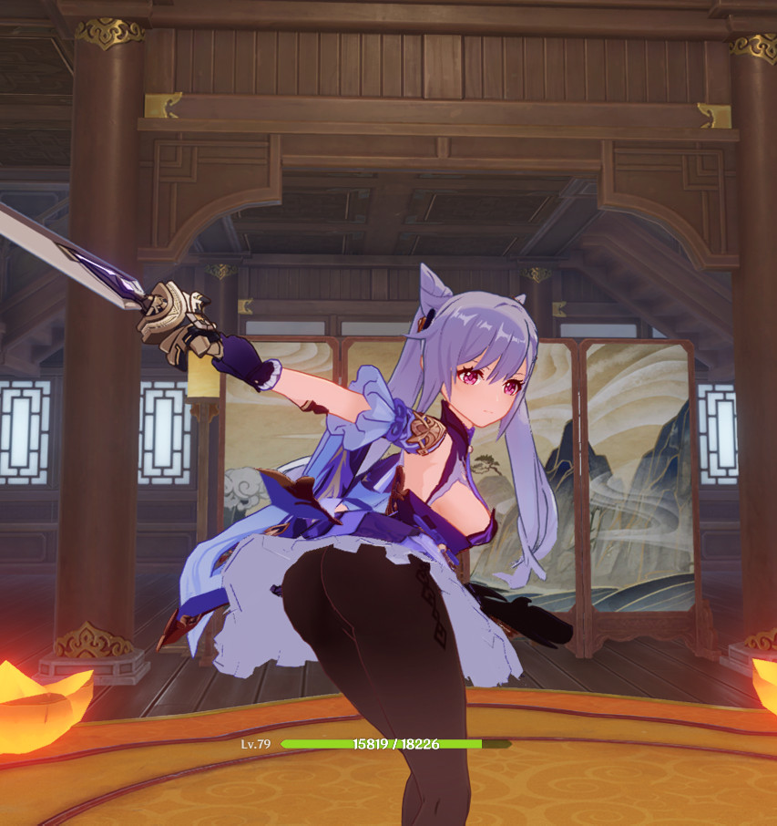 Keqing Thicc Mod