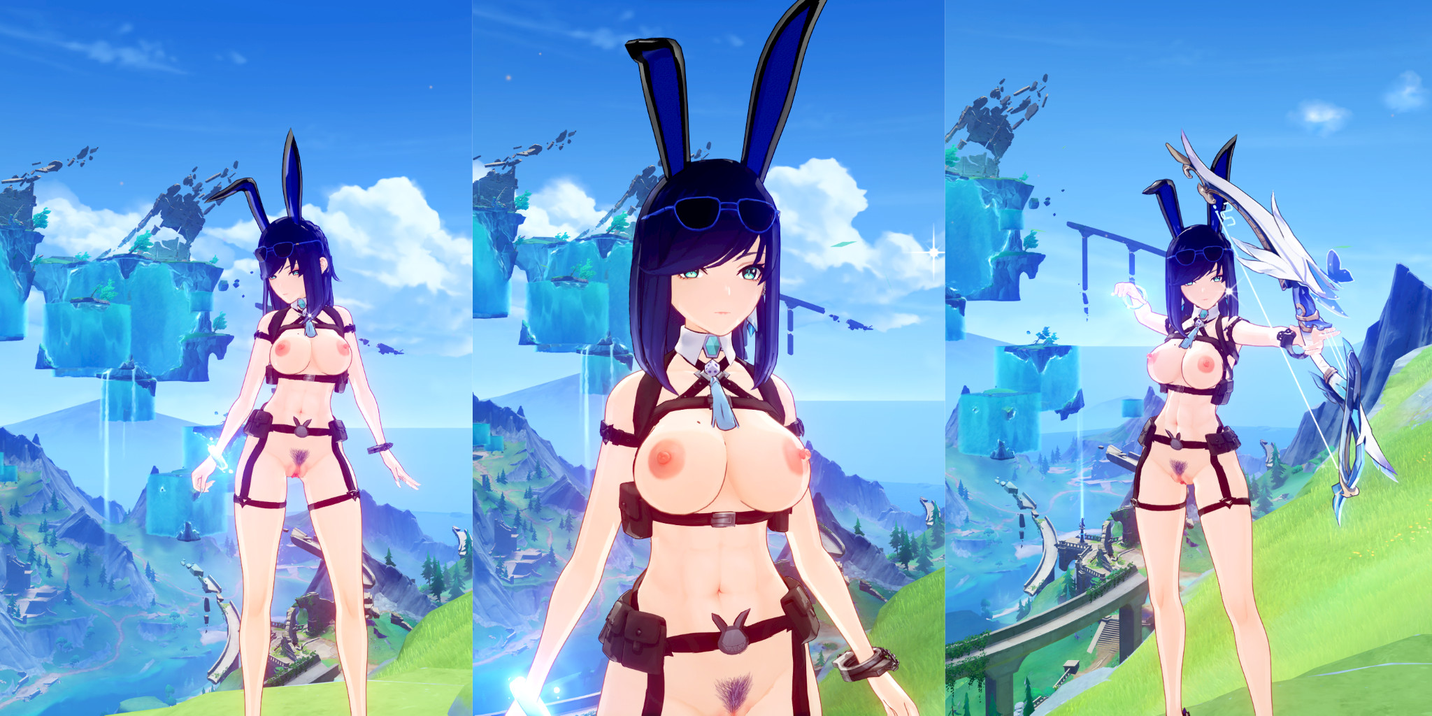 Yelan - Nude Tactical Bunny