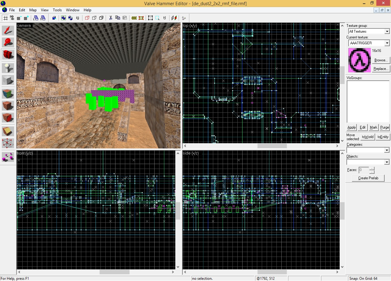 Rmf File de_dust2_2x2_rmf_file Mod for Counter-Strike 1.6 | CS1.6 Mods