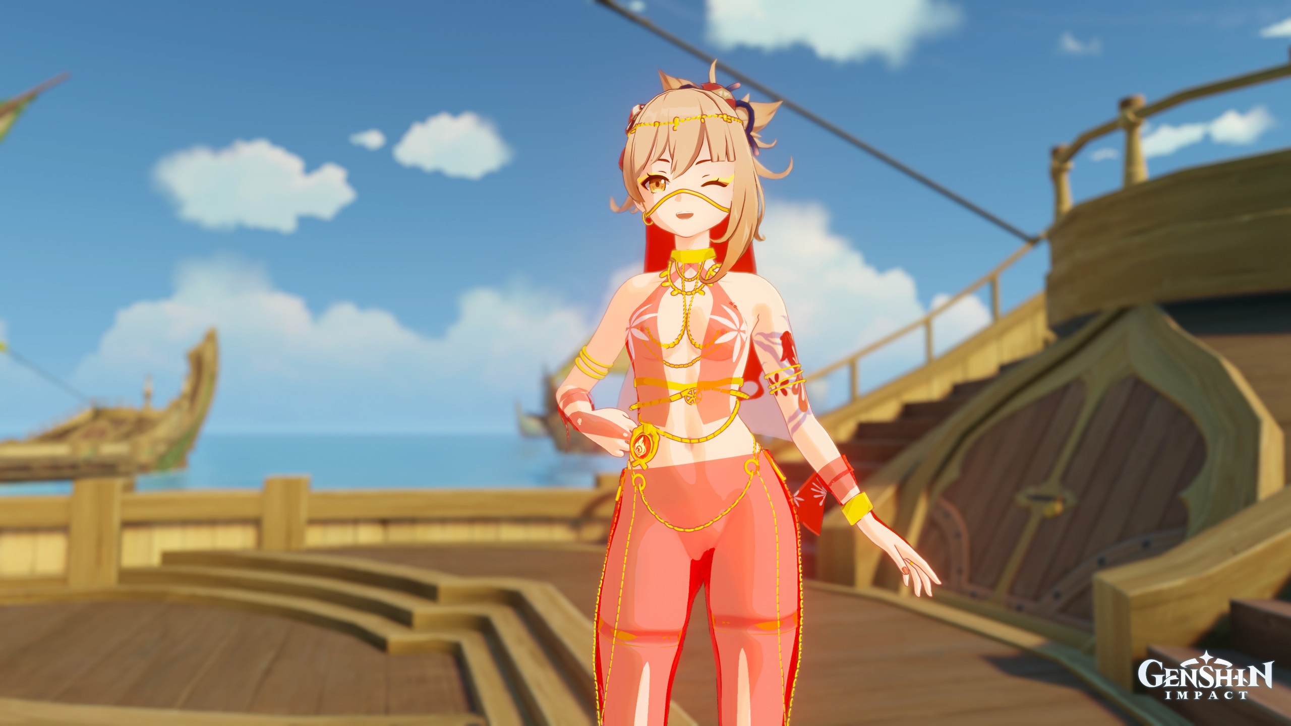 Belly Dancer Yoimiya (NSFW)