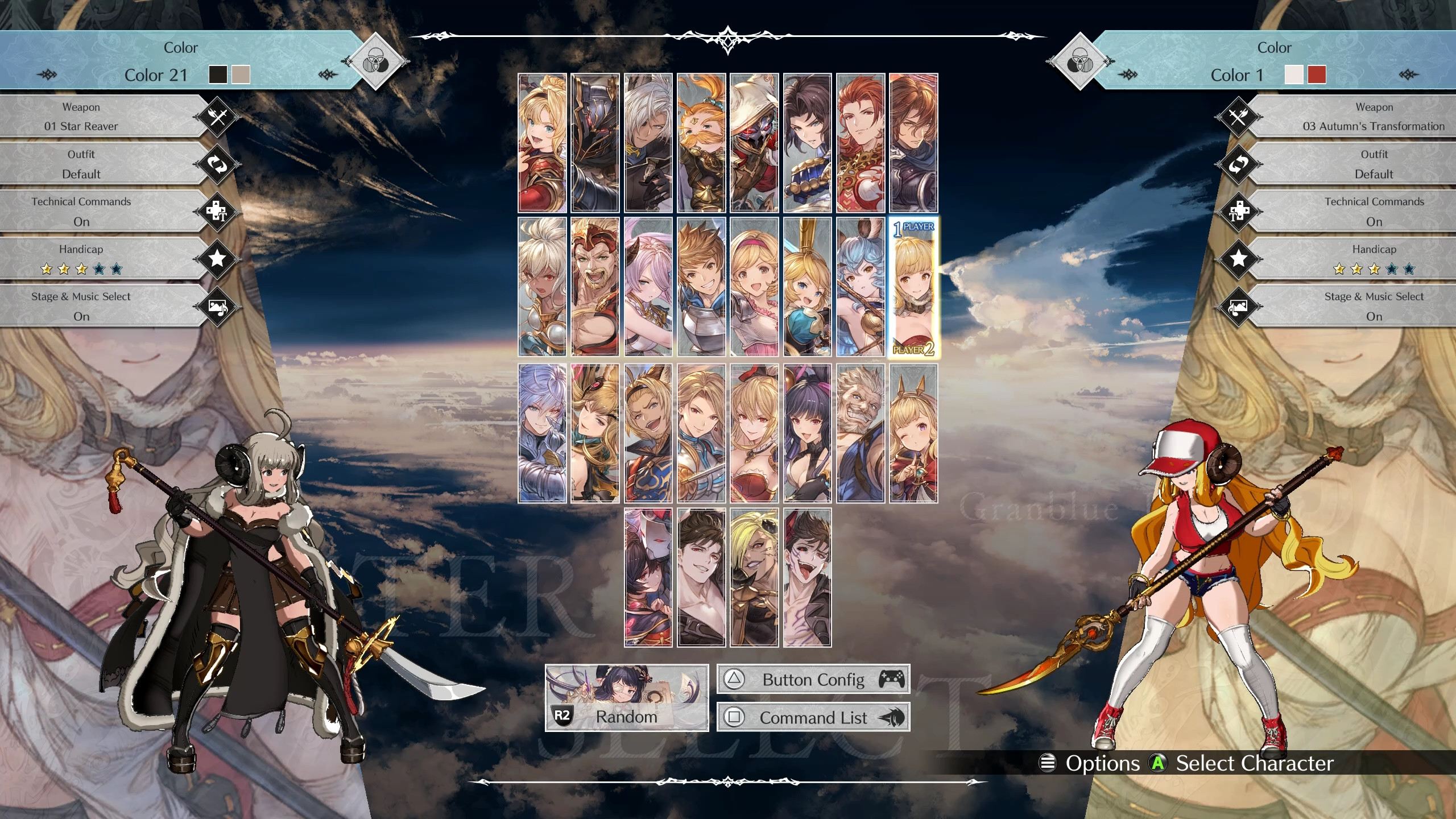 What's included with each version of Granblue Fantasy Versus: Rising