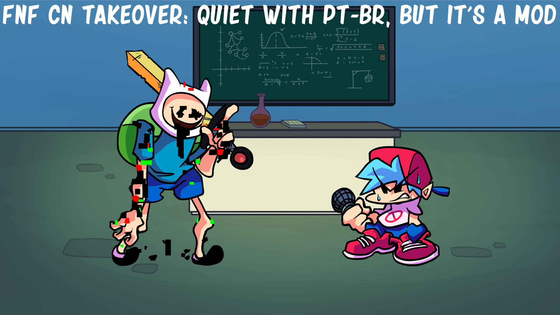 FNF CN Takeover: Quiet With PT-BR, But It's A Mod