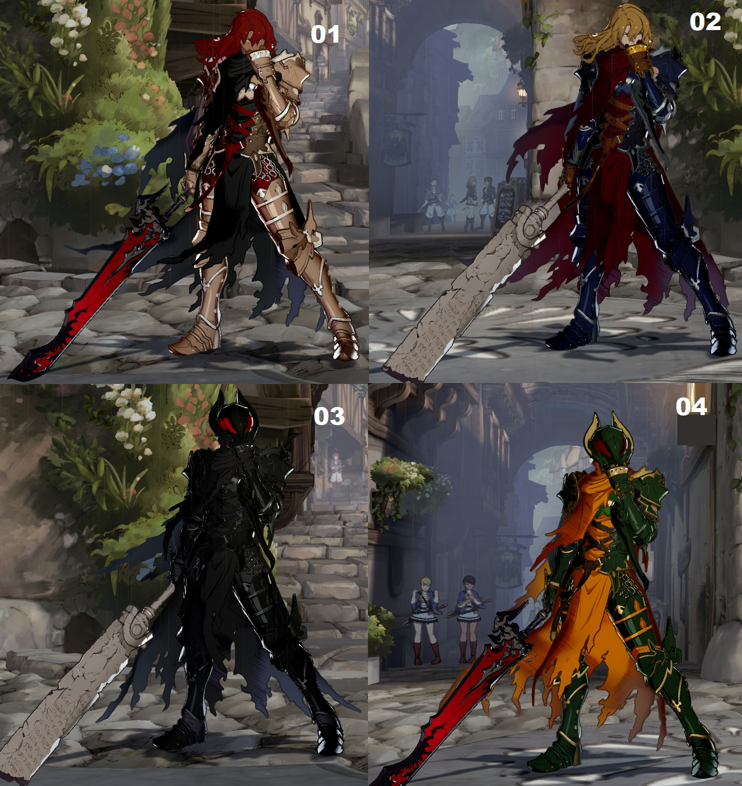 Sieg Color Mods 1.1 [Granblue Fantasy Versus: Rising] [Mods]