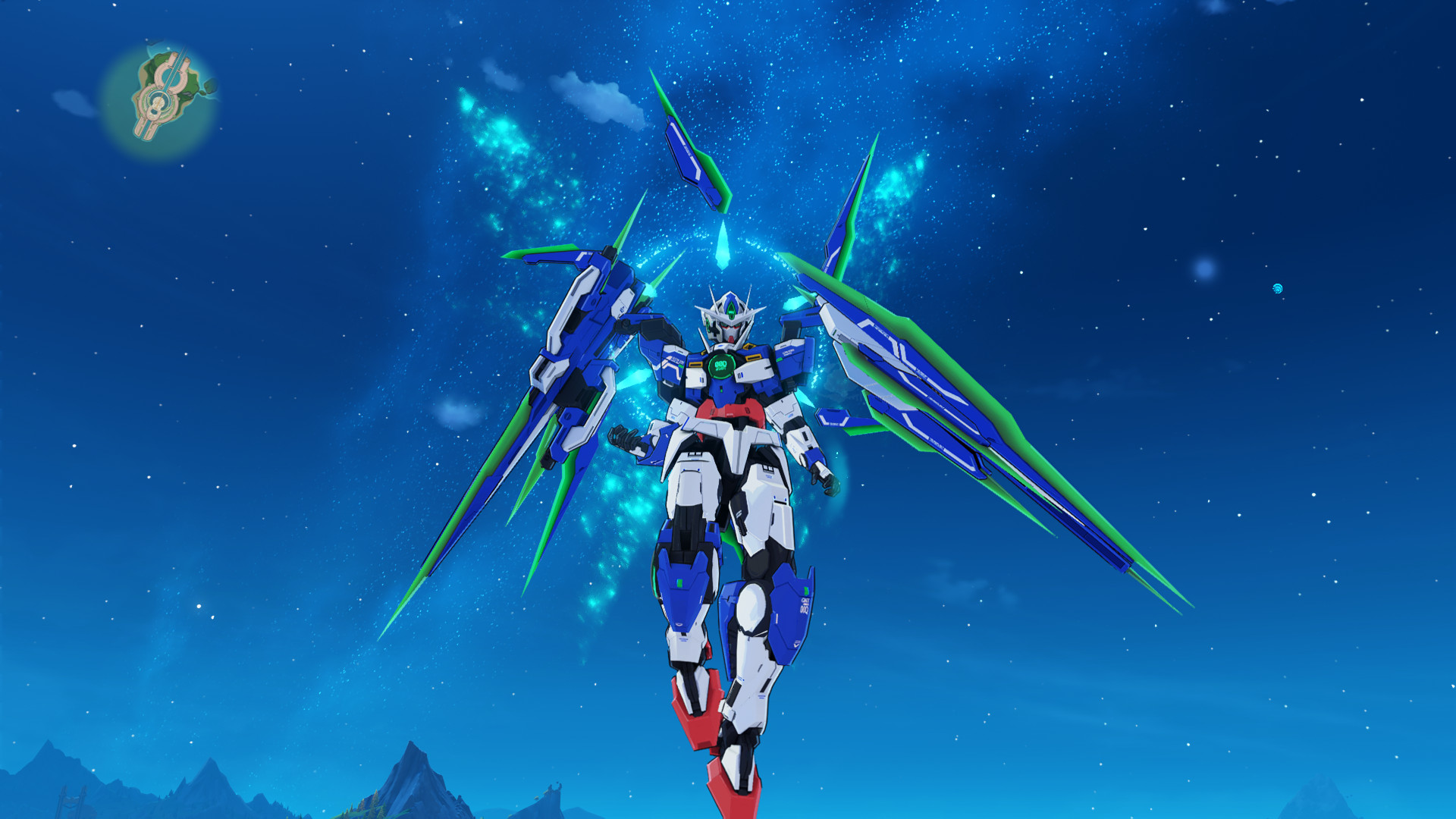 Wanderer Gundam with Skill Fx & Glider