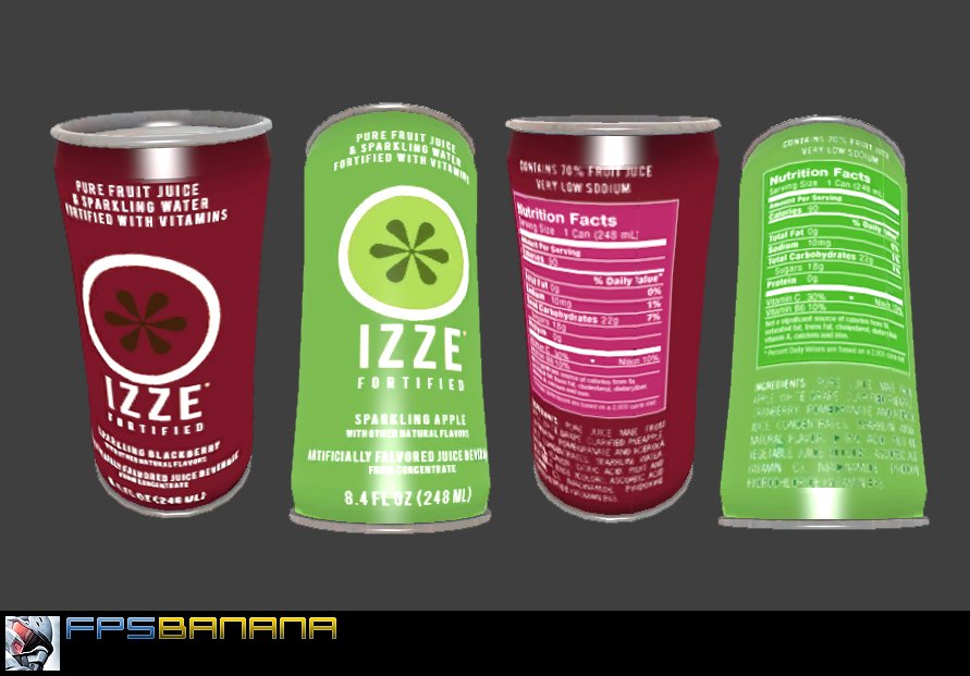 IZZE bonk retexture