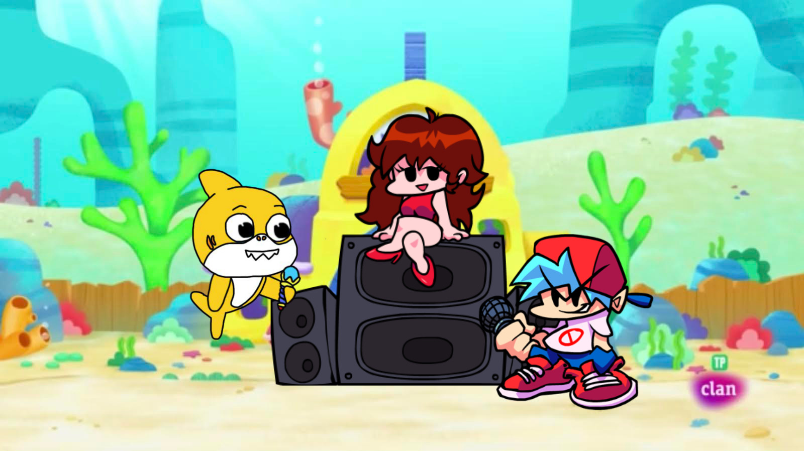 Baby Shark movie version (fnf version)