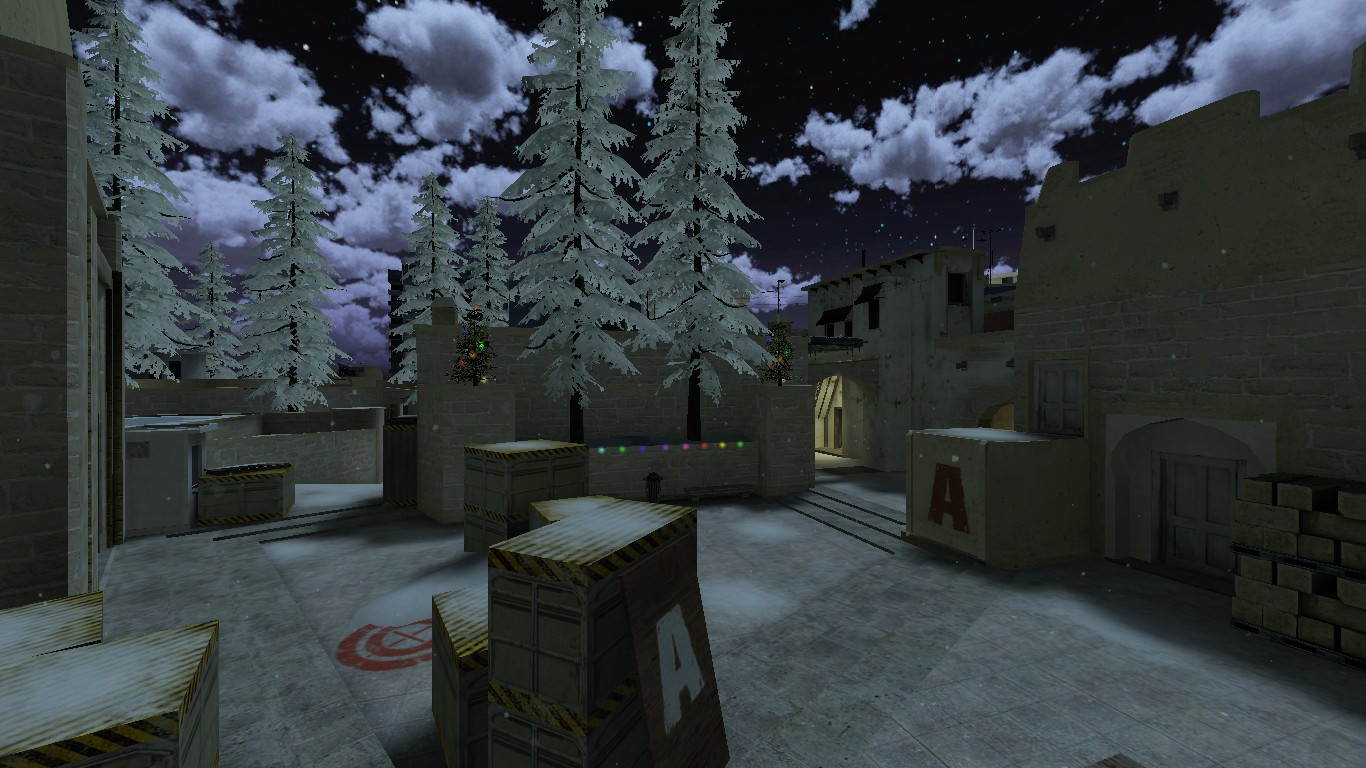 de_mirage_csgo_xmas_night Mod for Counter-Strike: Source | CS:S Mods