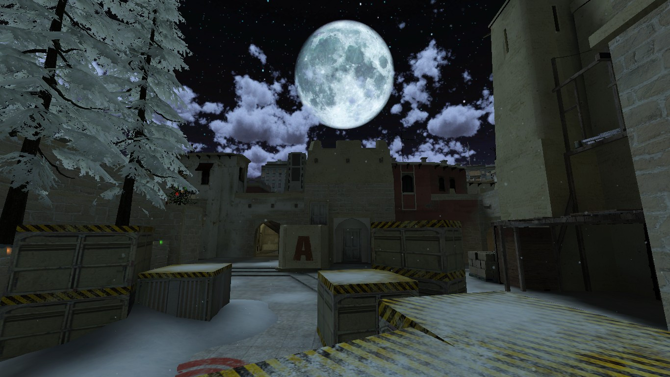 de_mirage_csgo_xmas_night Mod for Counter-Strike: Source | CS:S Mods
