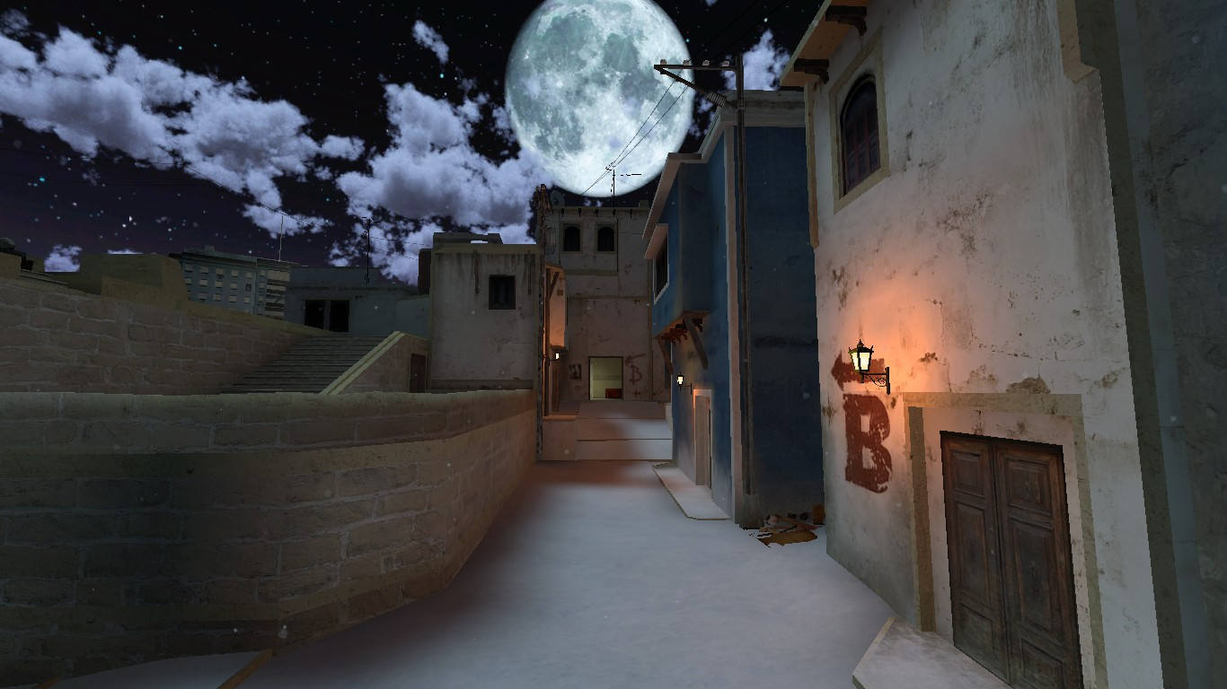de_mirage_csgo_xmas_night Mod for Counter-Strike: Source | CS:S Mods