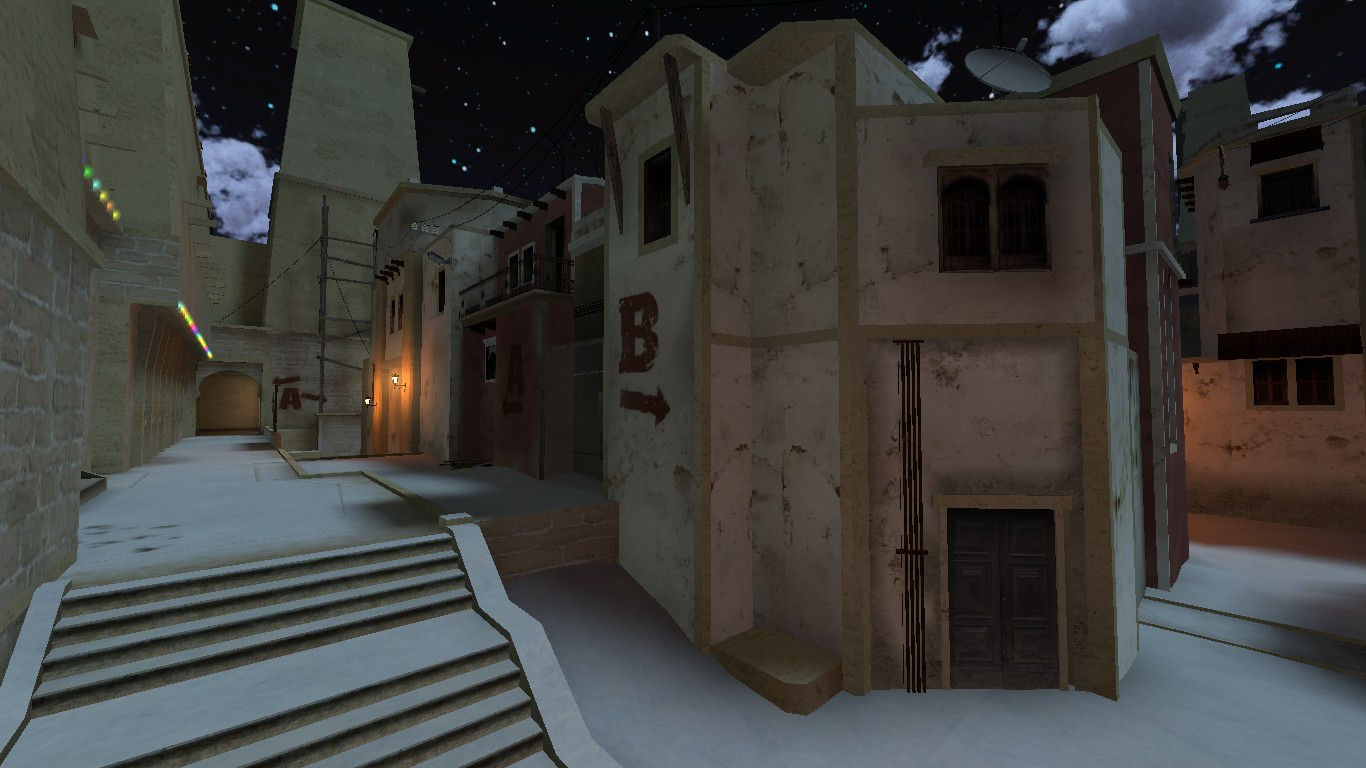 de_mirage_csgo_xmas_night Mod for Counter-Strike: Source | CS:S Mods