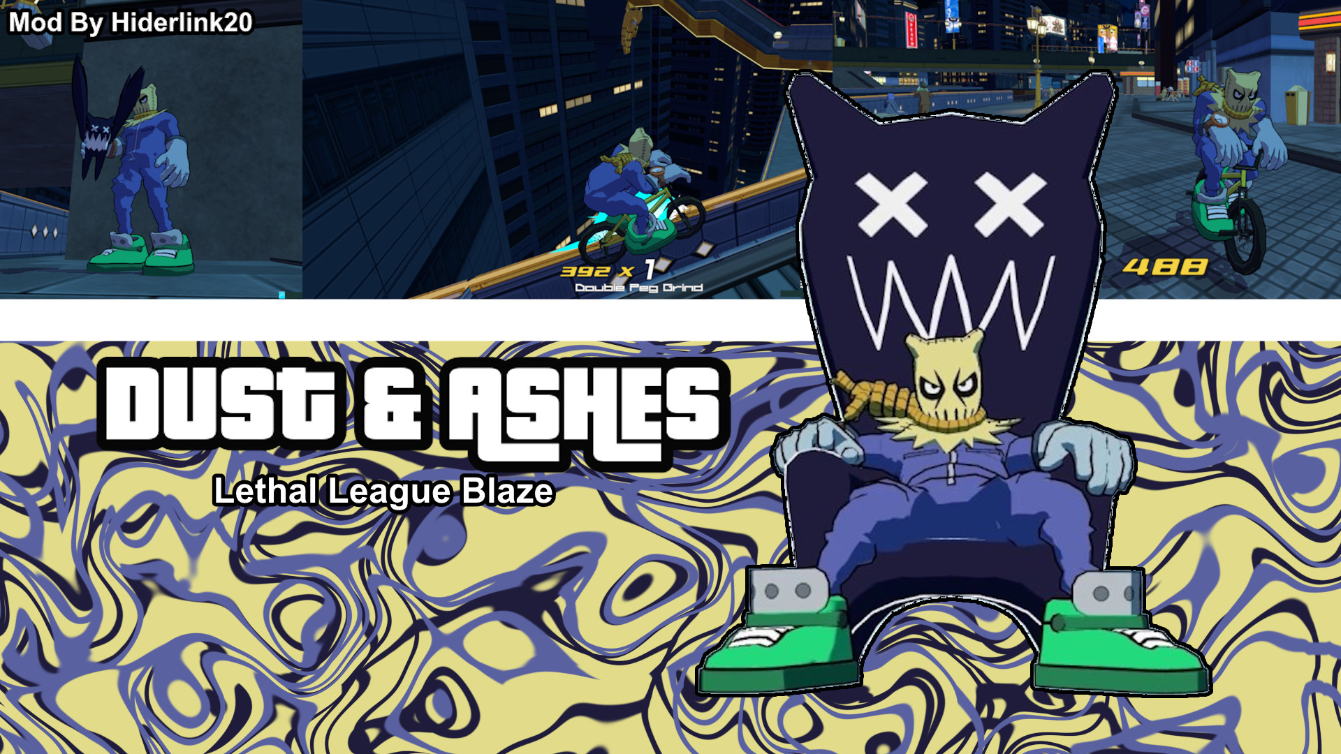 Dust & Ashes (Lethal League) Mod for Bomb Rush Cyberfunk | BRC Mods