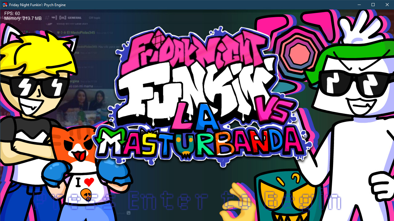 Friday Night Funkin': Vs La Masturbanda (BETA OUT)