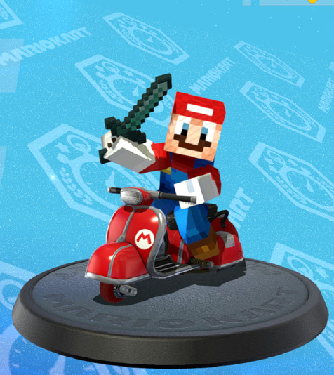 Minecraft × Mario Mod for Mario Kart 8 Deluxe | MK8D Mods