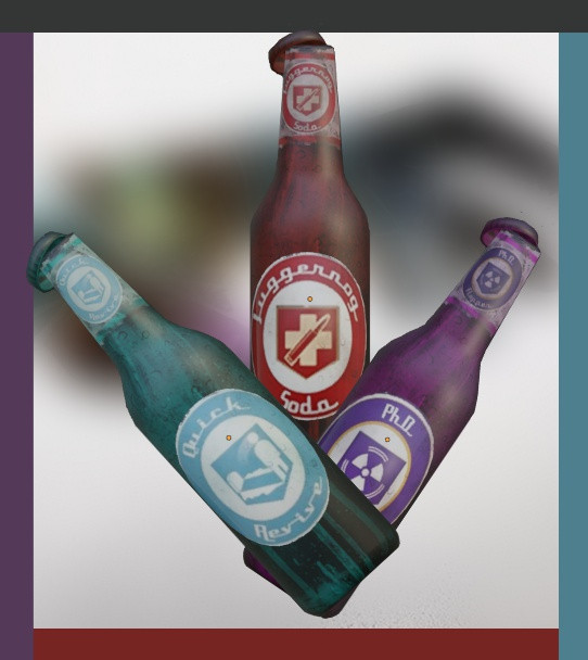 Actual Bonk/Cola Perk Bottles