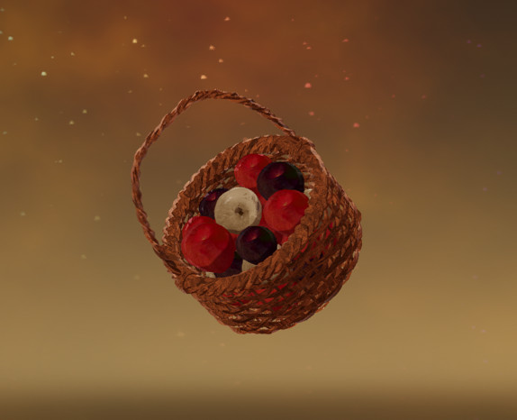 Quaint Apple Basket