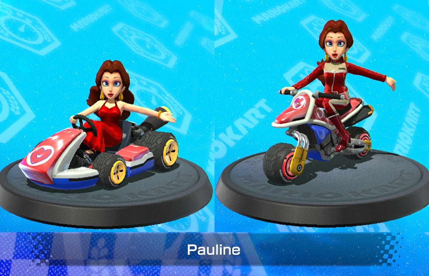 MK8DX Pauline Mod for Mario Kart 8 | MK8 Mods, image size:1408x906