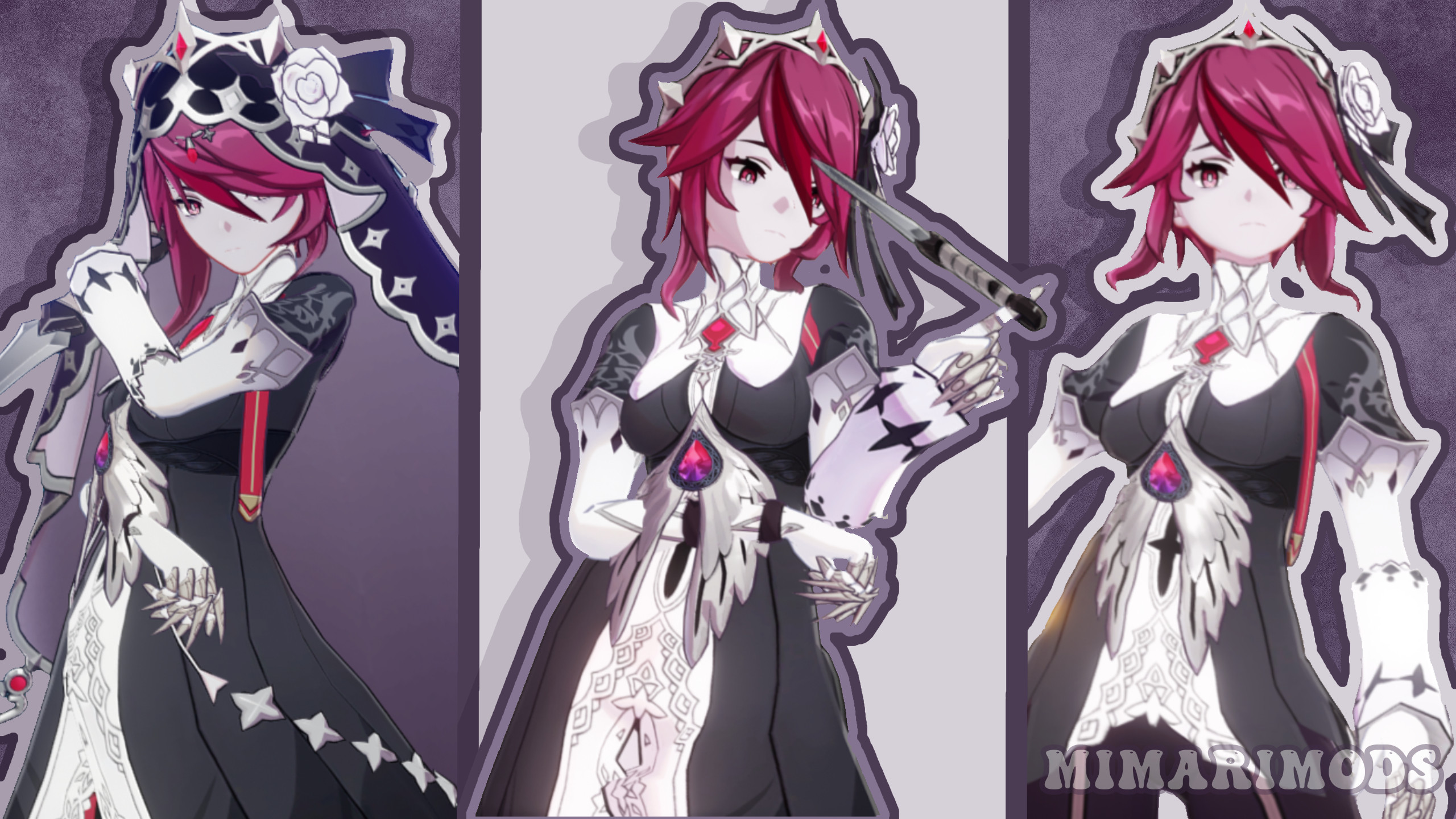 Crimson Nun Rosaria - SFW version