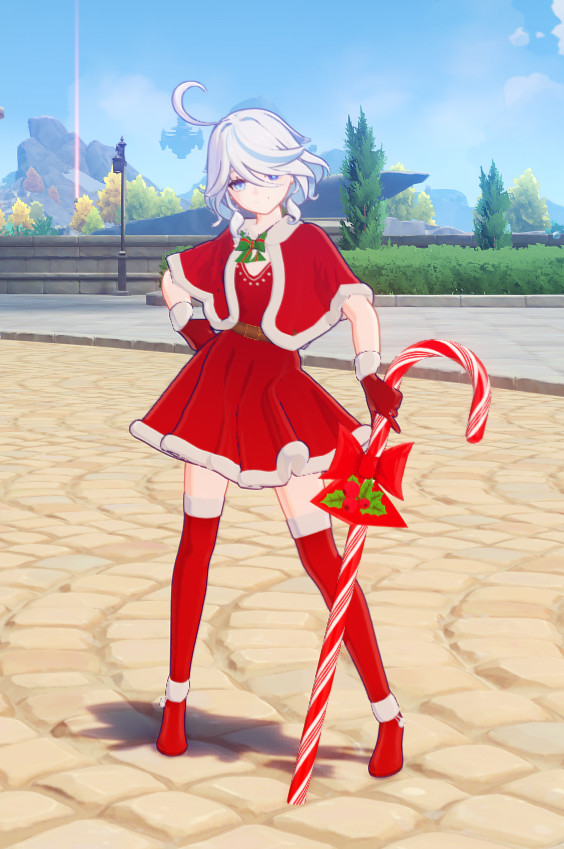 Furina Christmas Outfit