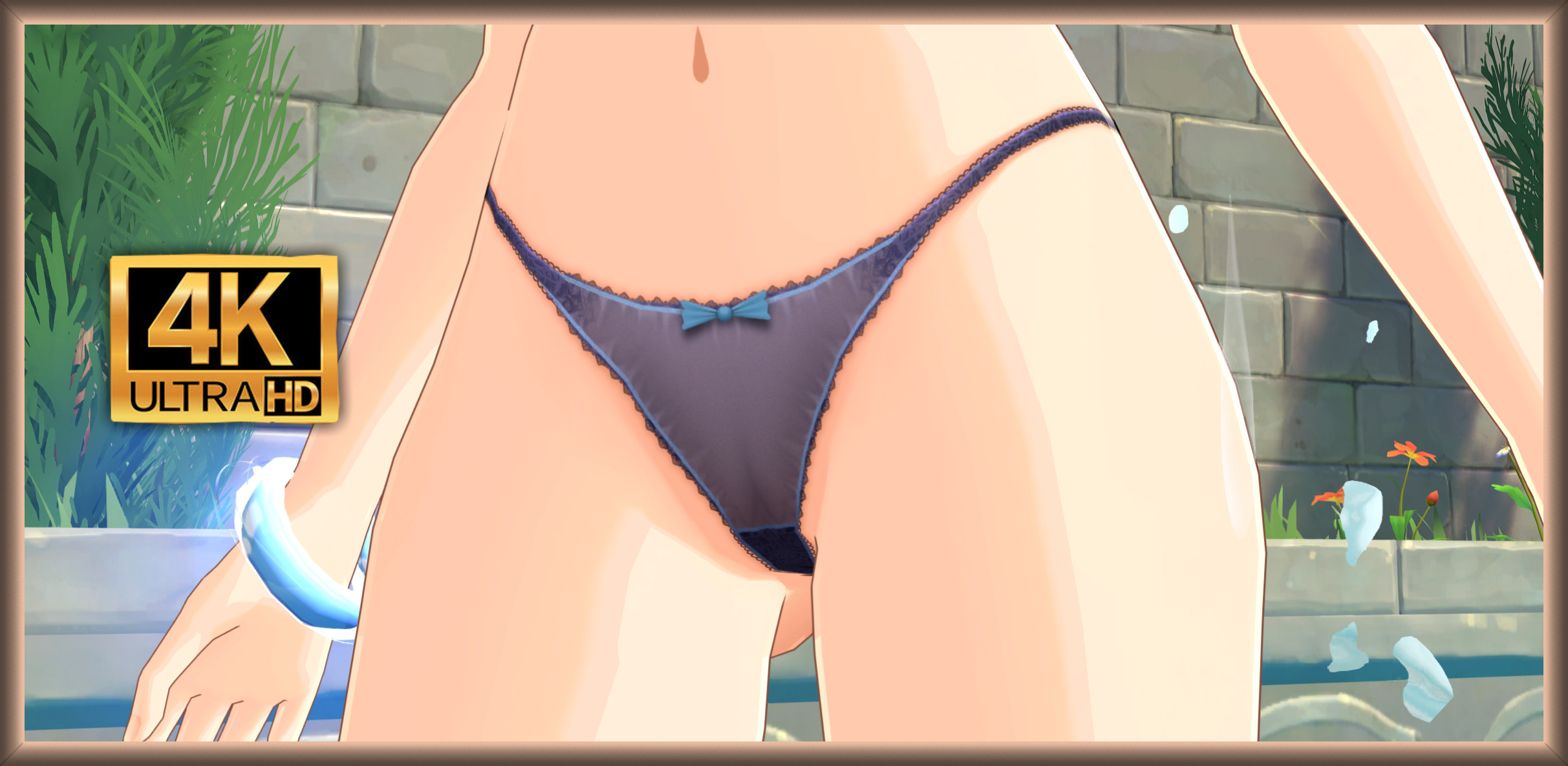 Yelan 4K Underwear with Vision Thigh Strap