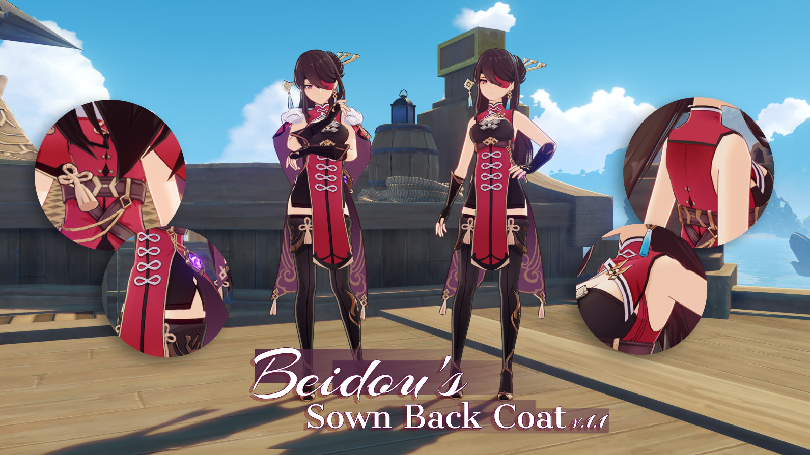 Beidou's Sown Back Coat