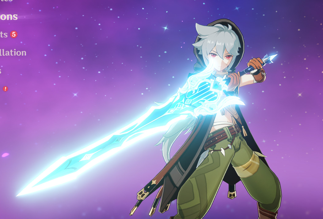 GLOWY Song over Snow Tombed claymore.