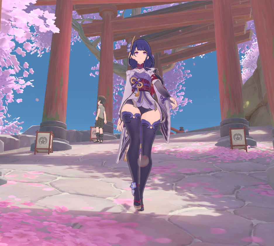 Slightly Thick RaidenShogun boob+butt