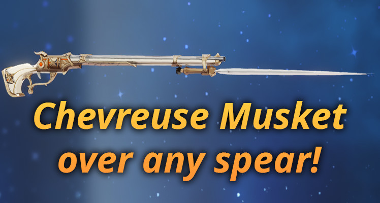 Chevreuse Musket with bayonet over spears
