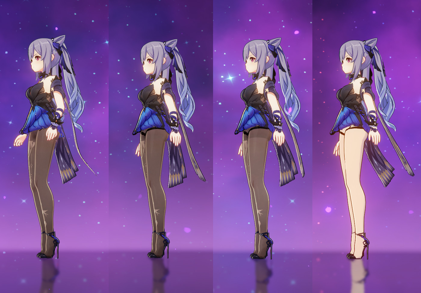 Lewd Keqing Opulent wih High Heels