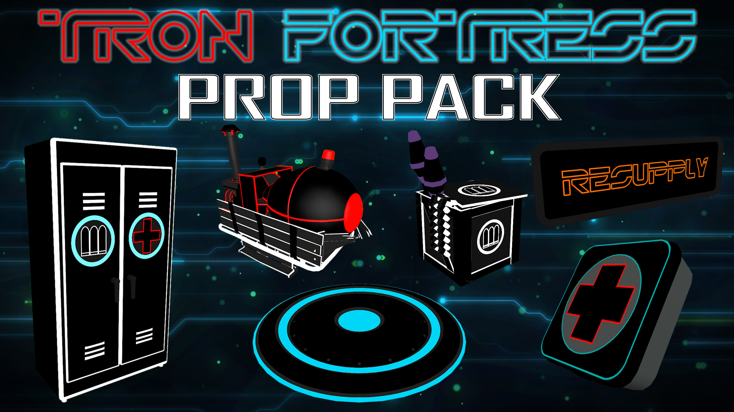 Tron Fortress - Props