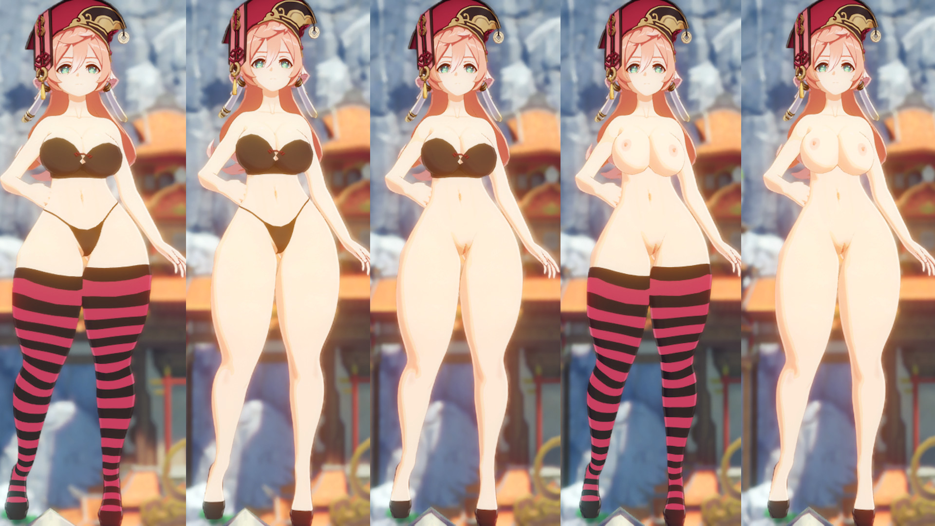 Thicc Yanfei ToggleMOD