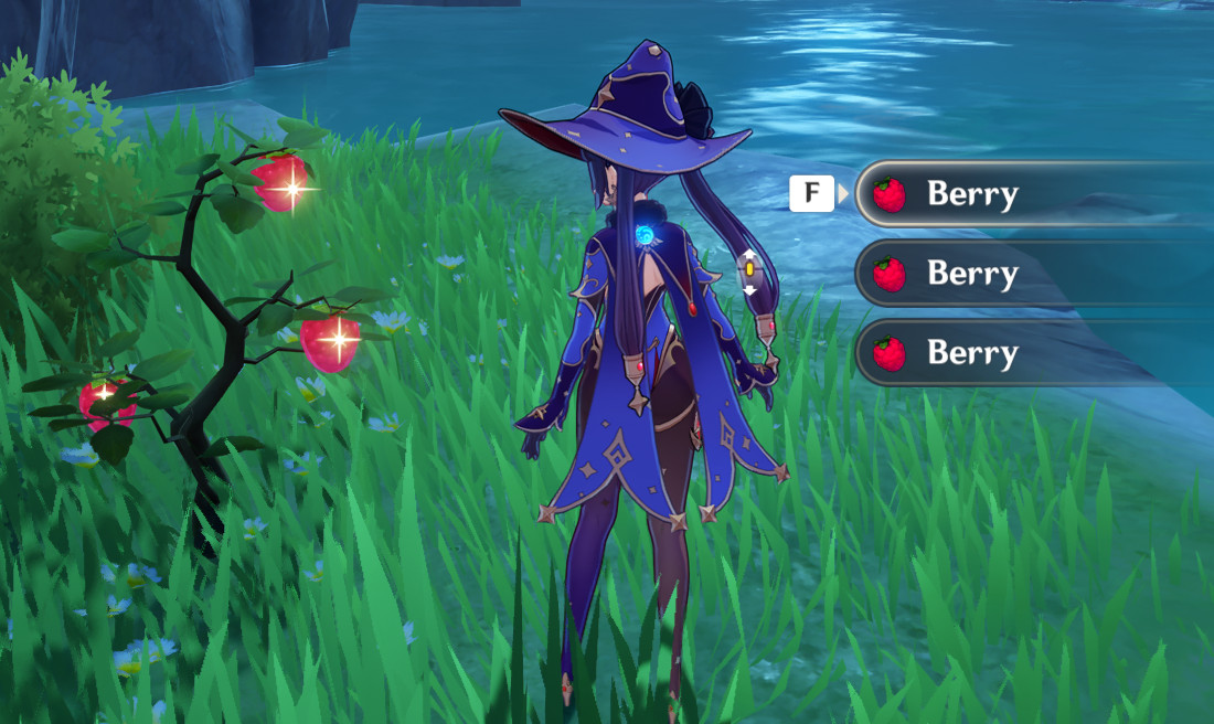 Red berry (almost like in CBT)