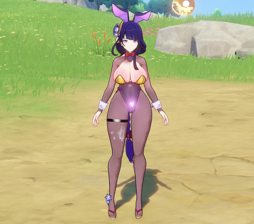Retexture of Exce's Bunny Raiden Shogun