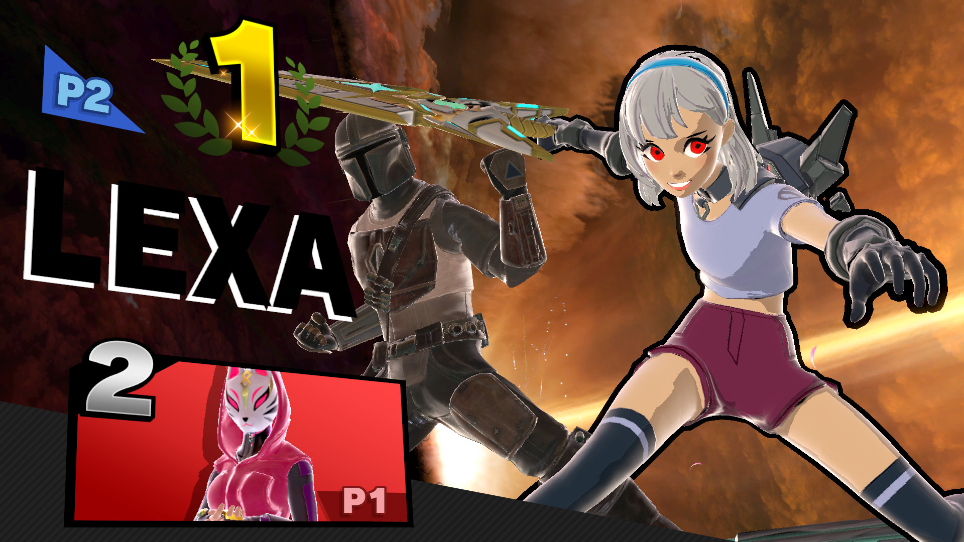 Lexa (Fortnite) [Super Smash Bros. Ultimate] [Mods]