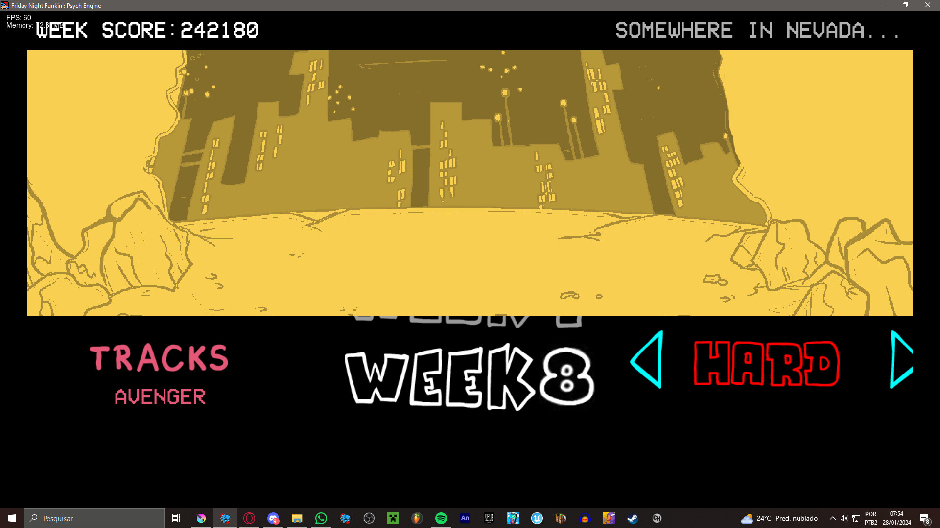 FNF - WEEK 8 AVENGER SONG CHARTED