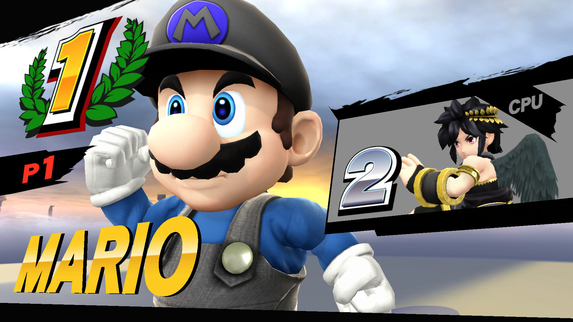 Black And Blue Mario Mod For Super Smash Bros Wii U SSB4U Mods