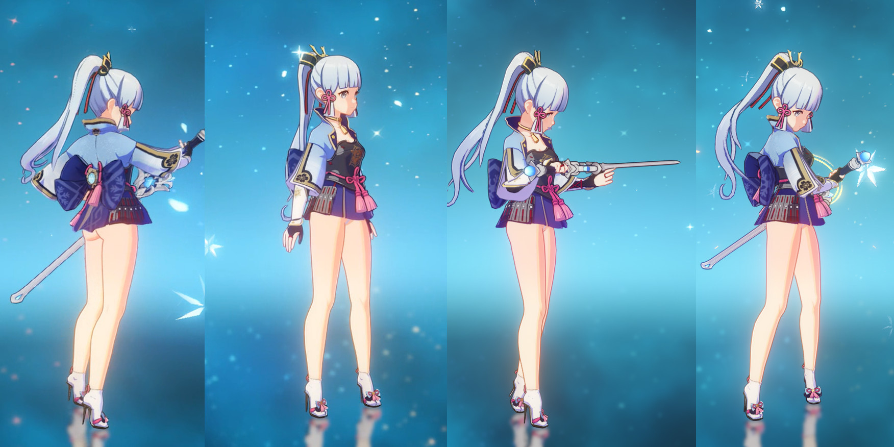 Ayaka High Heels & Micro Skirt