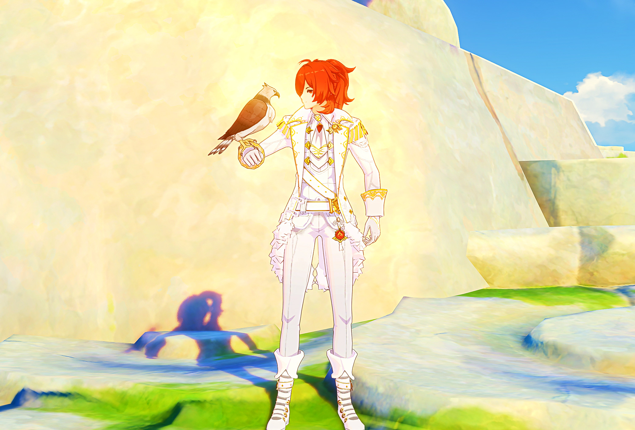 White Diluc Skin