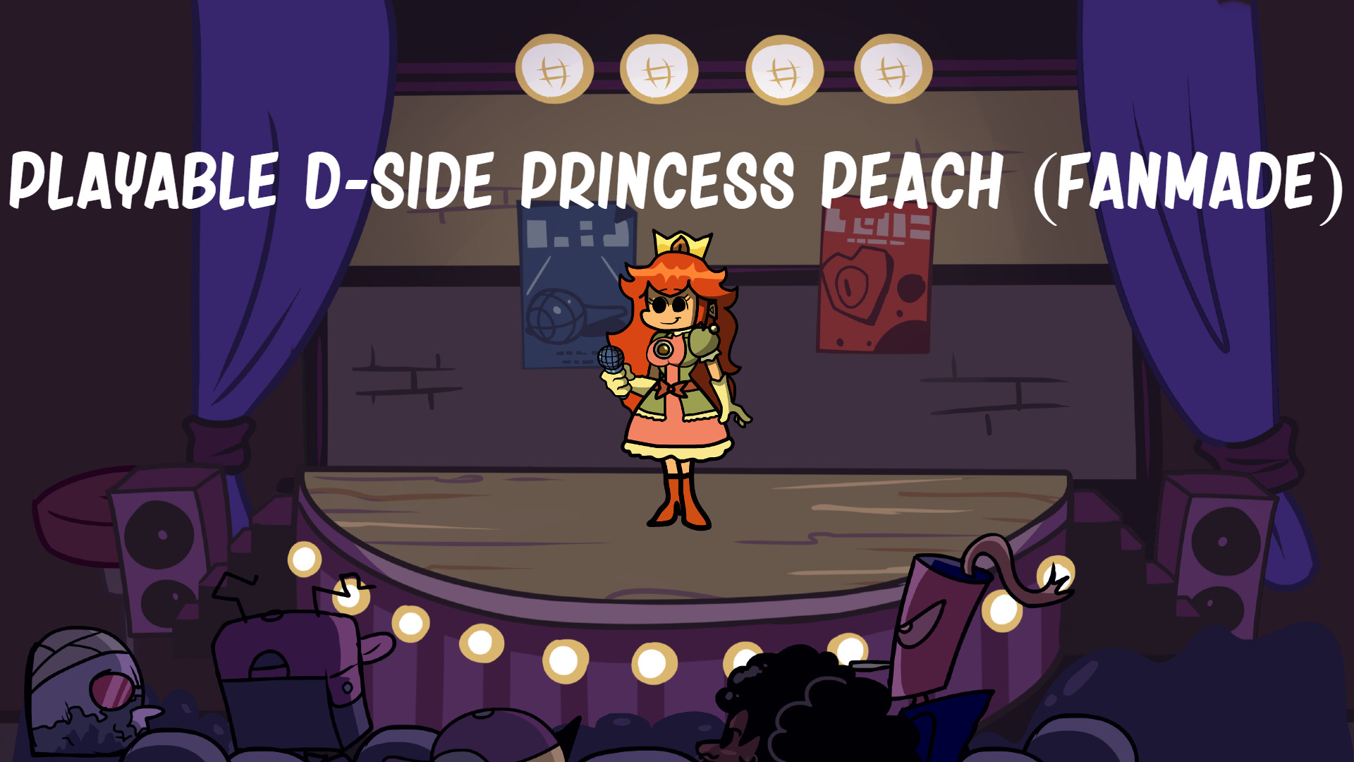 Playable D-Side Princess Peach (FanMade) + FLA