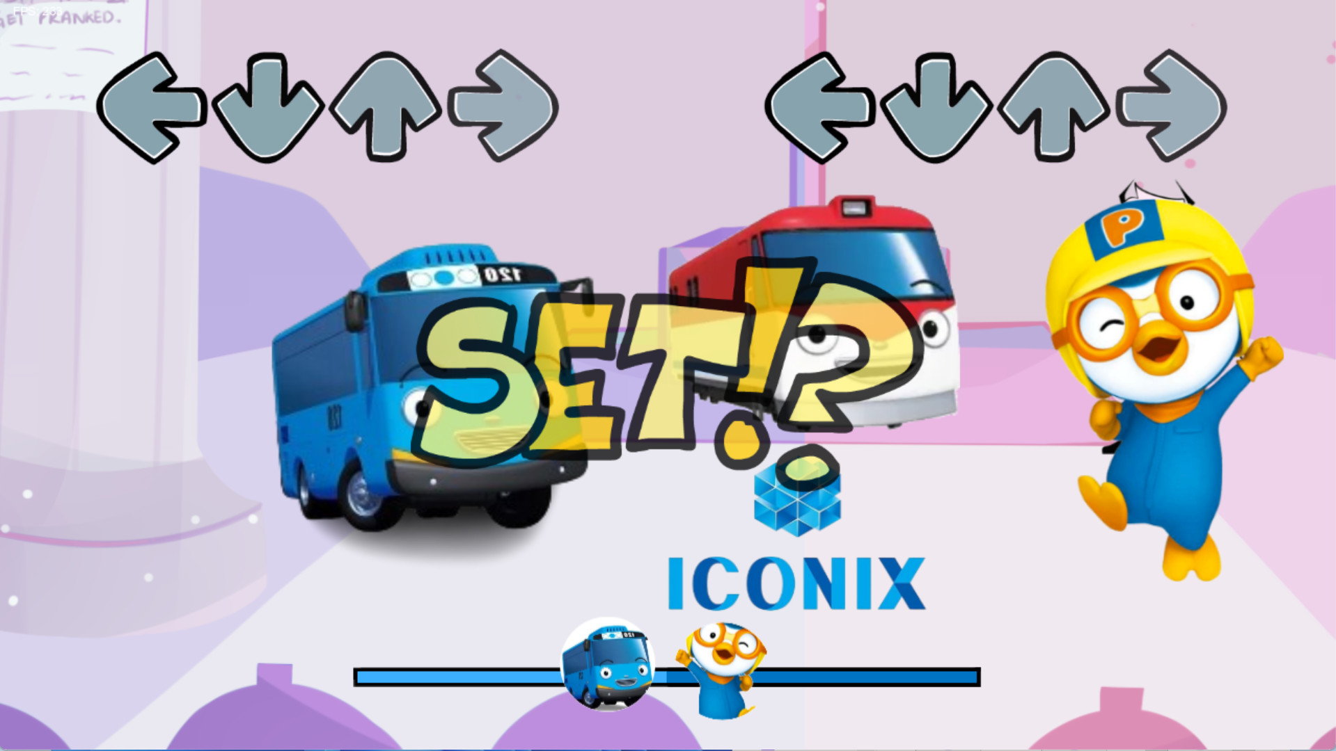 fnf iconix tayo, pororo, titipo characters skin