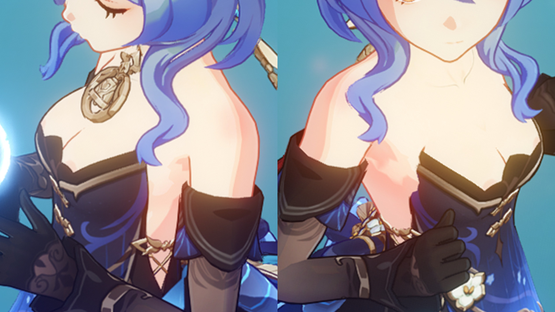 Ganyu Twilight Cleavage