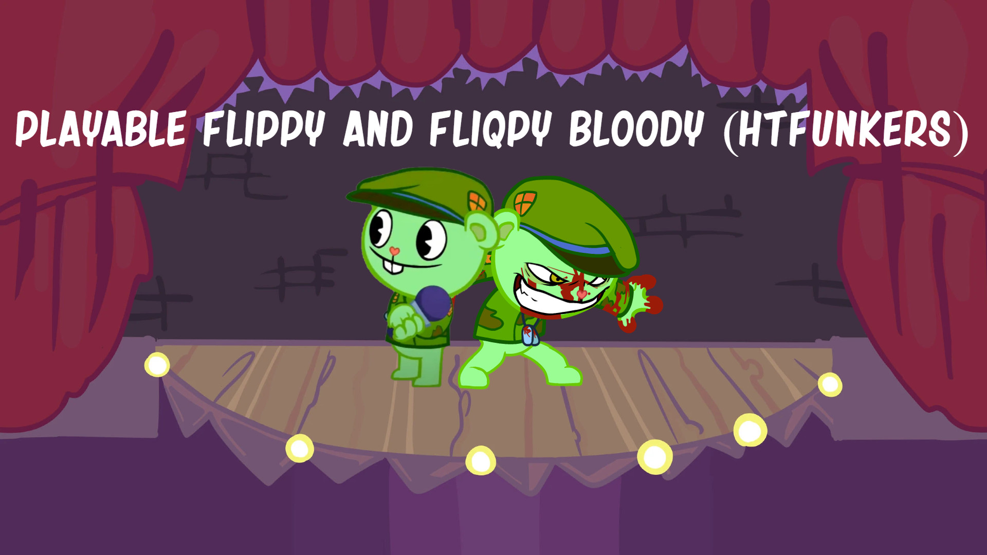 Playable Flippy And Fliqpy Bloody (HTFunkers)